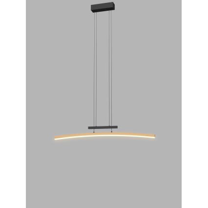 Wofi 7020-106 - Dimmbare LED-Hängeleuchte an Schnur BOLOGNA LED/27W/230V