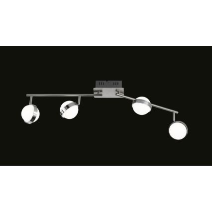 Wofi 7241.04.54.6000 - LED Dimmbarer Strahler MONDE 4xLED/6W/230V