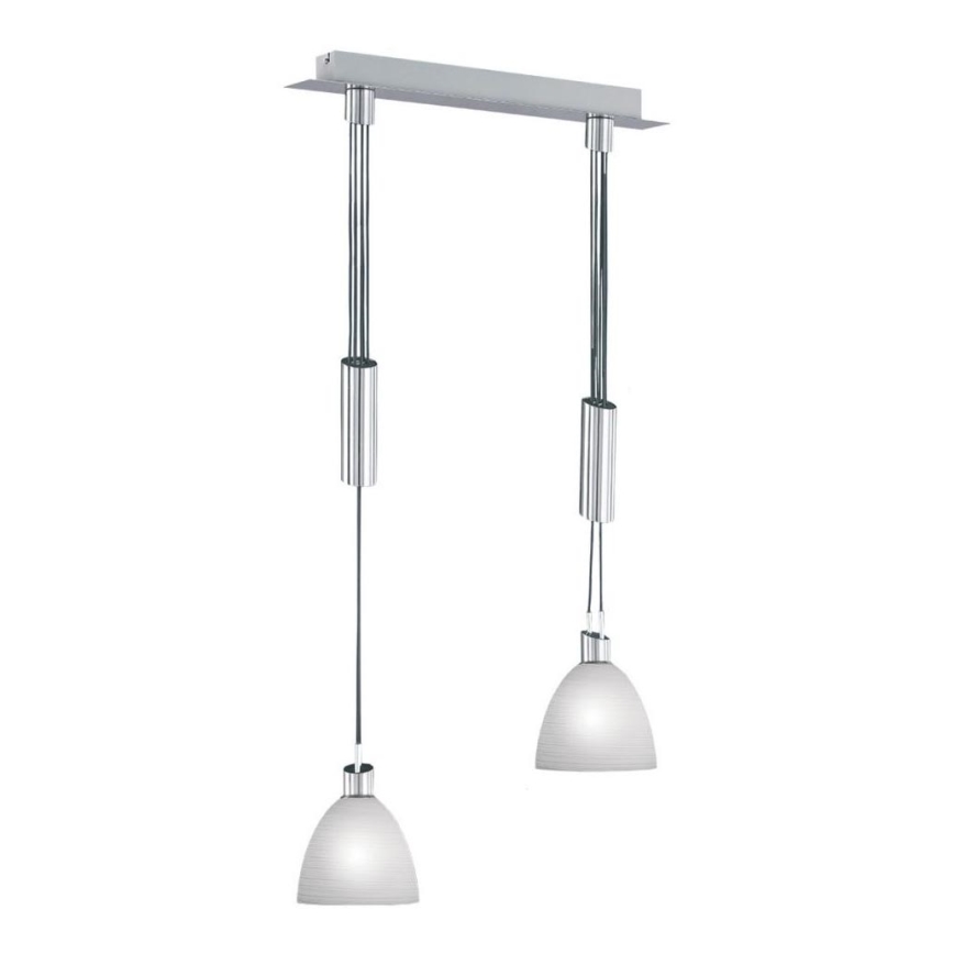 Wofi 7722.02.64.0006 - LED-Hängeleuchte an Schnur SAVANNAH 2xE14/5,5W/230V