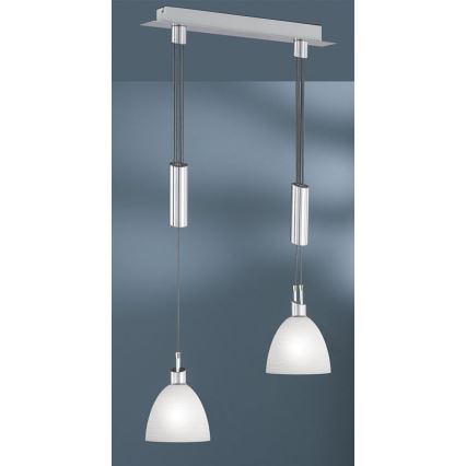 Wofi 7722.02.64.0006 - LED-Hängeleuchte an Schnur SAVANNAH 2xE14/5,5W/230V