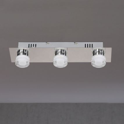 Wofi 7848.03.54.0044 -LED Badezimmer Deckenleuchte LORIENT 3xLED/4W/230V IP23