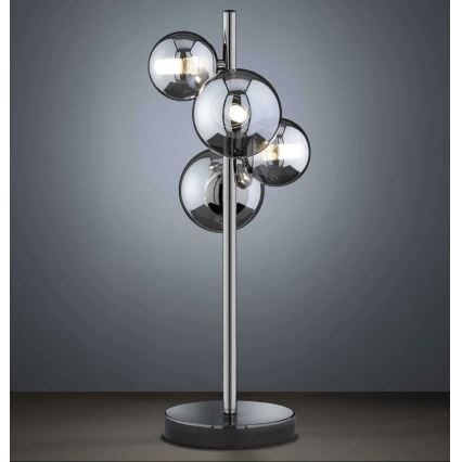 Wofi 8014.04.24.9000 - LED Tischlampe VILLA 4xG9/3W/230V schwarz