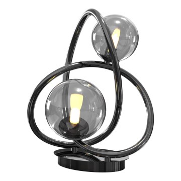 Wofi 8014-205 - LED-Tischleuchte NANCY 2xG9/3,5W/230V schwarz/glänzendes Chrom