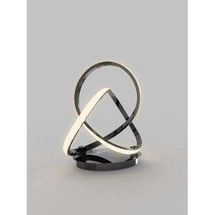 Wofi 8134-105 - Dimmbare LED-Tischleuchte mit Touch-Funktion INDIGO LED/10,5W/230V schwarz/glänzendes Chrom