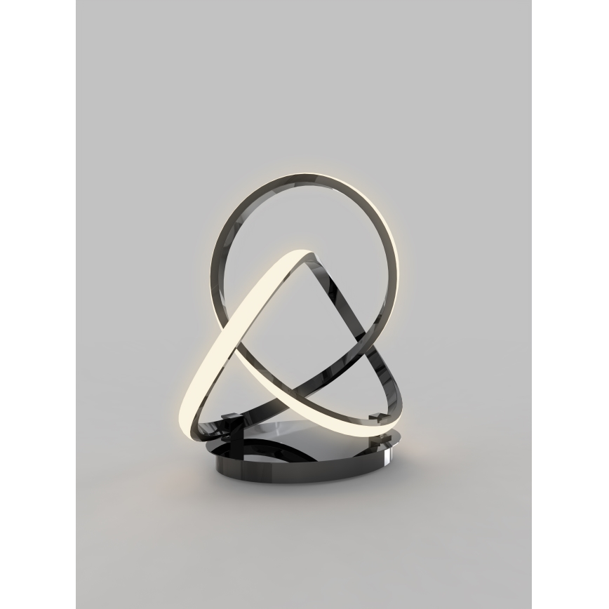 Wofi 8134-105 - Dimmbare LED-Tischleuchte mit Touch-Funktion INDIGO LED/10,5W/230V schwarz/glänzendes Chrom