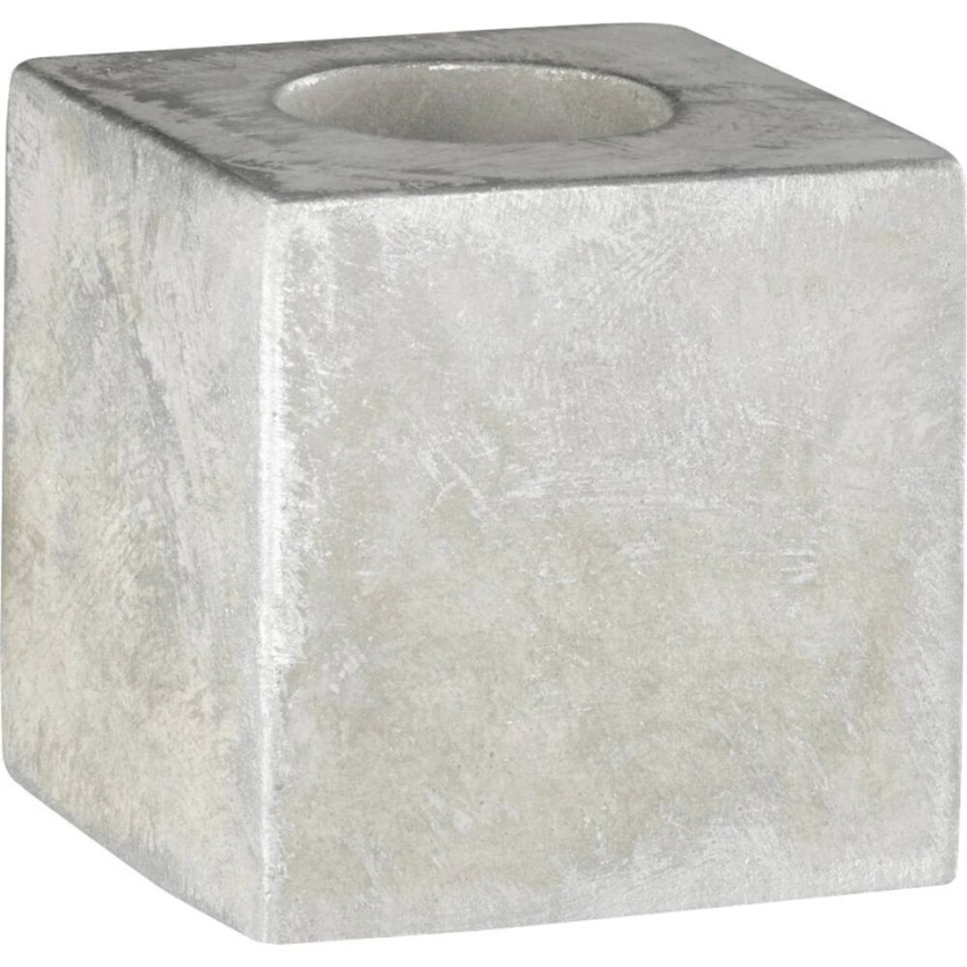 WOFI 8213.01.50.7000 - Tischleuchte BROAD 1xE27/10W/230V Beton