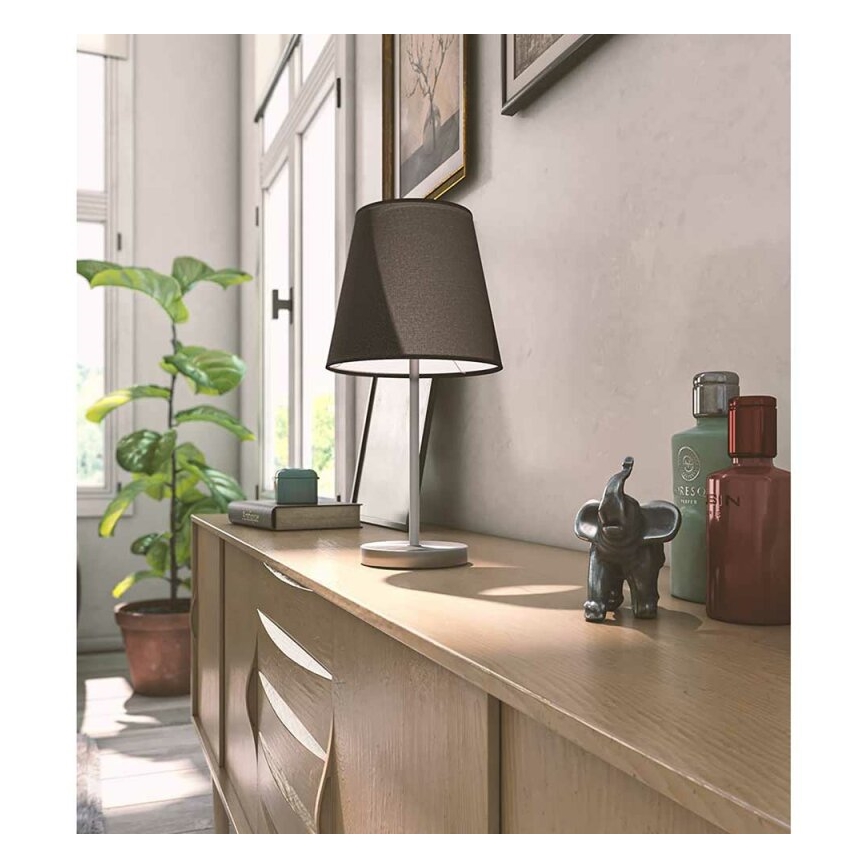 Wofi 8324.01.10.0000 - Tischlampe CESENA 1xE14/42W/230V schwarz