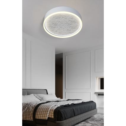 Wofi 9002-103M - Dimmbare LED-Deckenleuchte BORDEAUX LED/37W/230V silbern