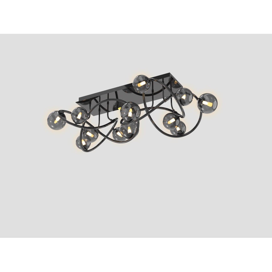 Wofi 9014-1205 - LED-Anbauleuchte NANCY 12xG9/3,5W/230V schwarz/glänzendes Chrom