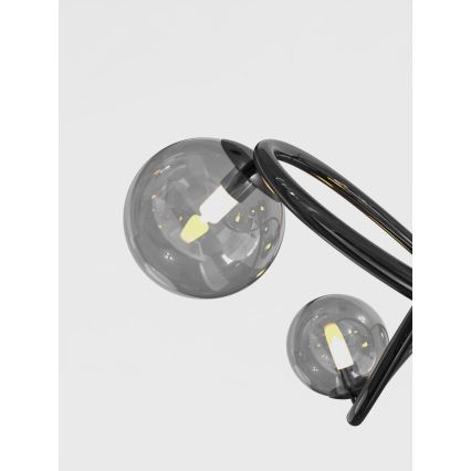 Wofi 9014-1205 - LED-Anbauleuchte NANCY 12xG9/3,5W/230V schwarz/glänzendes Chrom