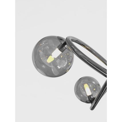 Wofi 9014-805 - LED-Anbauleuchte NANCY 8xG9/3,5W/230V schwarz/glänzendes Chrom