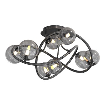 Wofi 9014-805 - LED-Anbauleuchte NANCY 8xG9/3,5W/230V schwarz/glänzendes Chrom