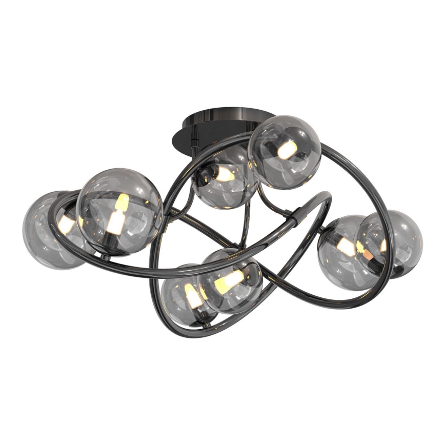 Wofi 9014-805 - LED-Anbauleuchte NANCY 8xG9/3,5W/230V schwarz/glänzendes Chrom