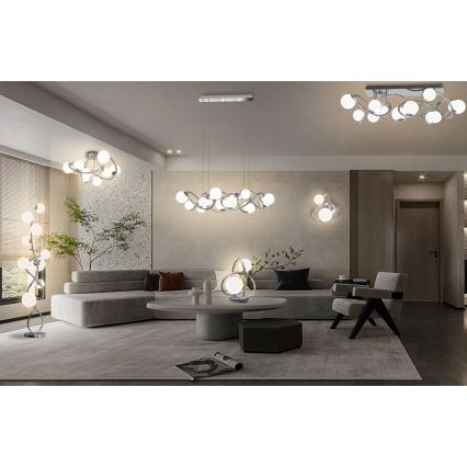 Wofi 9014-807 - LED-Aufbauleuchte NANCY 8xG9/3,5W/230V glänzendes Chrom