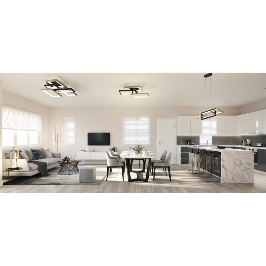 Wofi 9022-306S - LED dimmbare Deckenleuchte MATERA LED/40W/230V