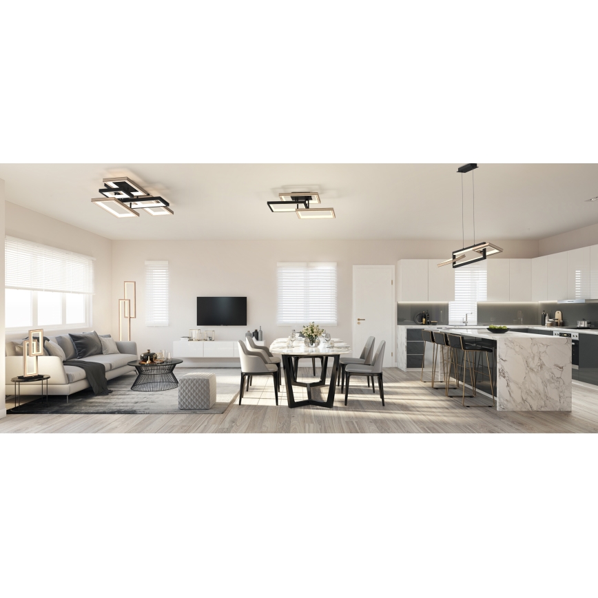 Wofi 9022-506 - dimmbare LED-Deckenleuchte MATERA LED/60W/230V