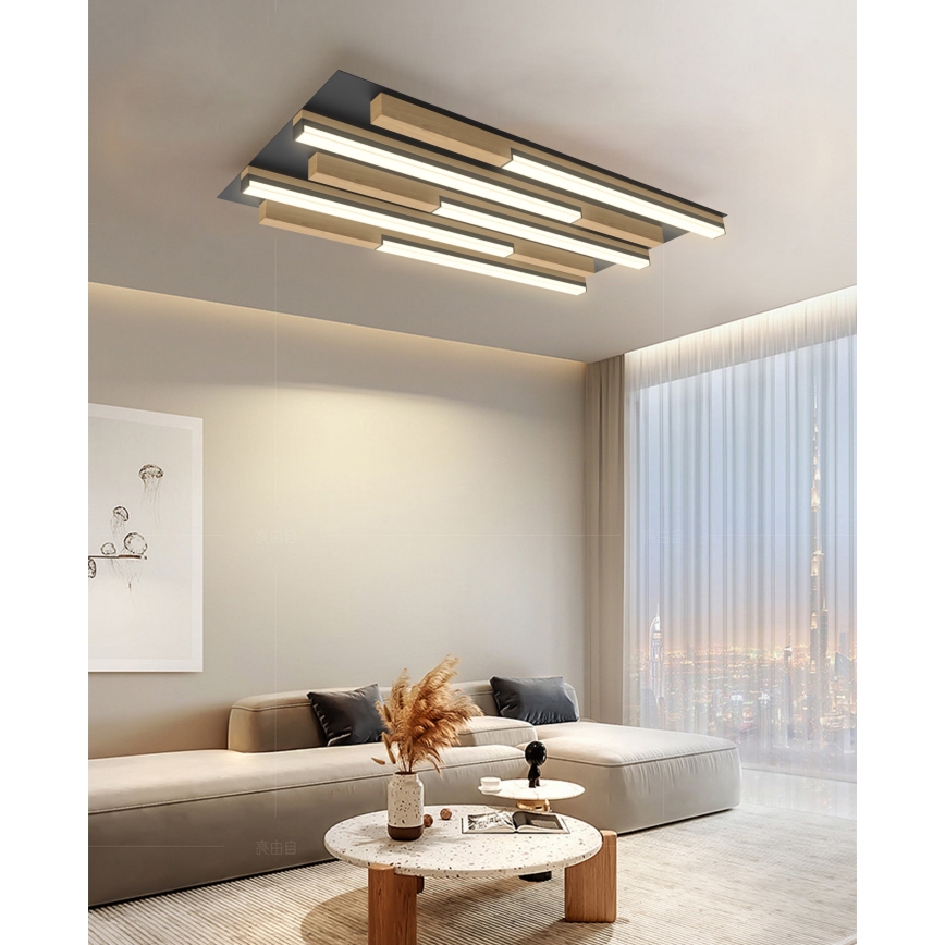 Wofi 9031-506S  - Dimmbare LED-Deckenleuchte PALERMO LED/34W/230V Gummibaum