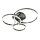 Wofi 9049-405 - Dimmbare LED-Anbauleuchte PERPIGNAN LED/51W/230V schwarz/glänzendes Chrom