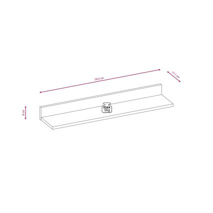 Wohnwand BRICK braun/schwarz