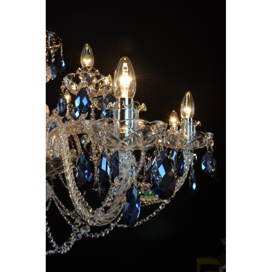 Wranovsky JWZ166182231 - Kristallleuchter an Kette OCEAN 18xE14/40W/230V