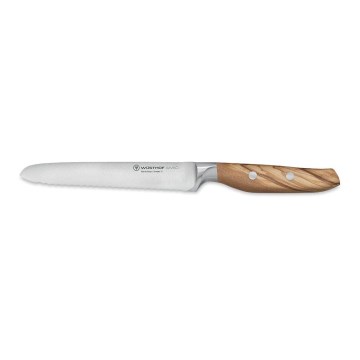 Wüsthof - Küchen-Brotmesser AMICI 14 cm Olivenbaumholz