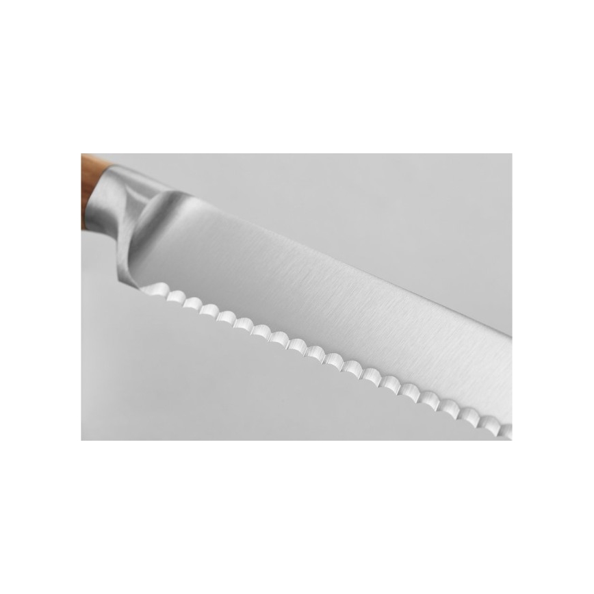 Wüsthof - Küchen-Brotmesser AMICI 14 cm Olivenbaumholz