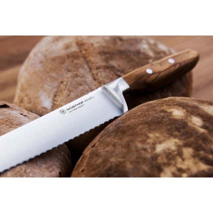 Wüsthof - Küchenbrotmesser AMICI 23 cm Olivenholz