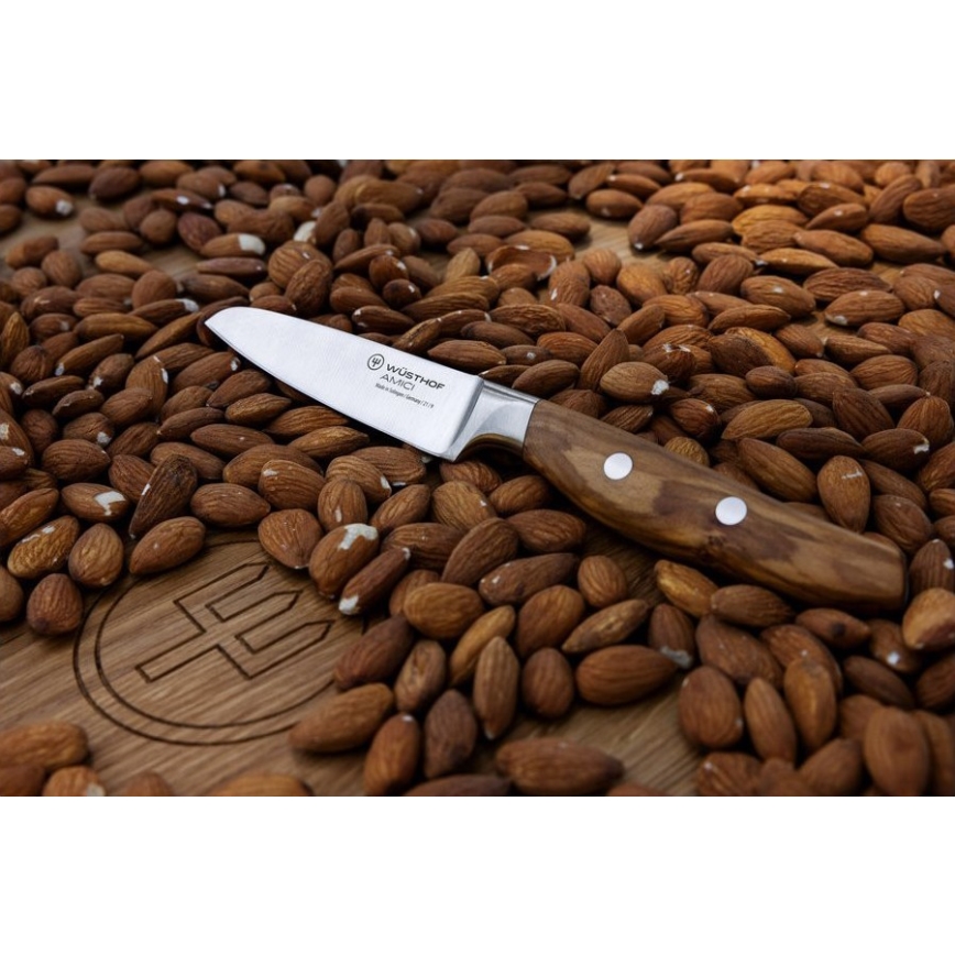 Wüsthof - Küchenmesser für Gemüse AMICI 9 cm Olivenholz