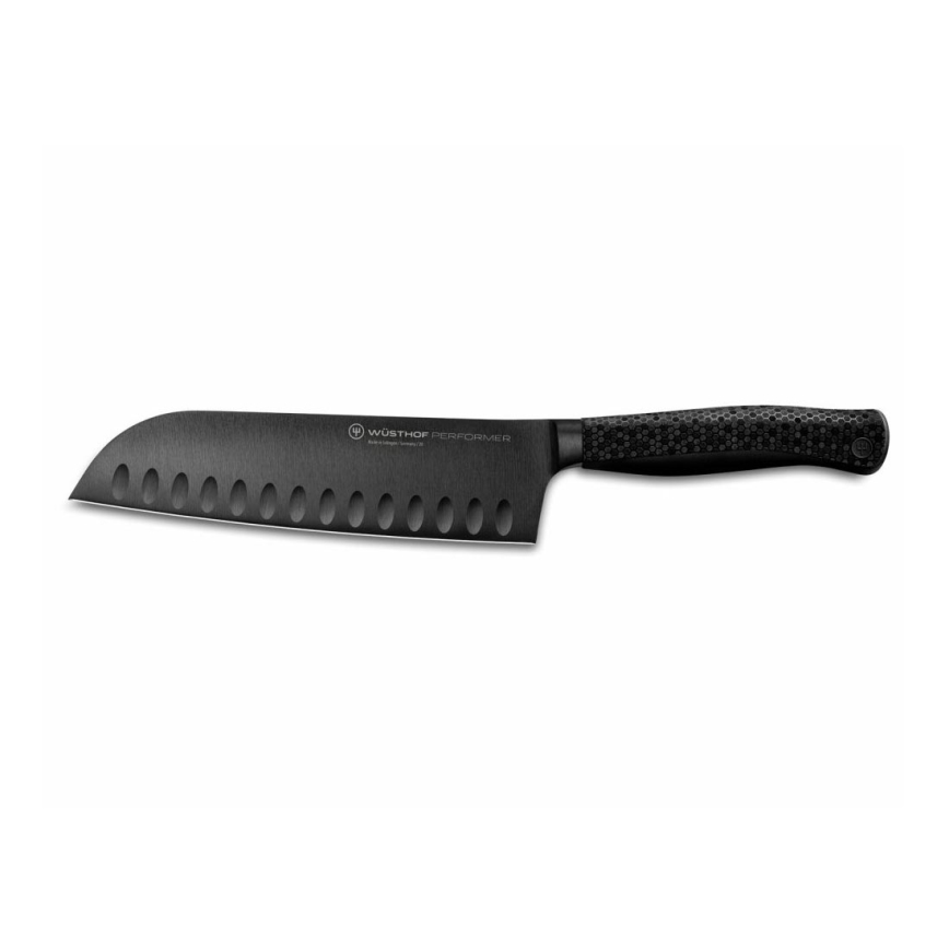 Wüsthof - Küchenmesser Santoku PERFORMER 17 cm schwarz