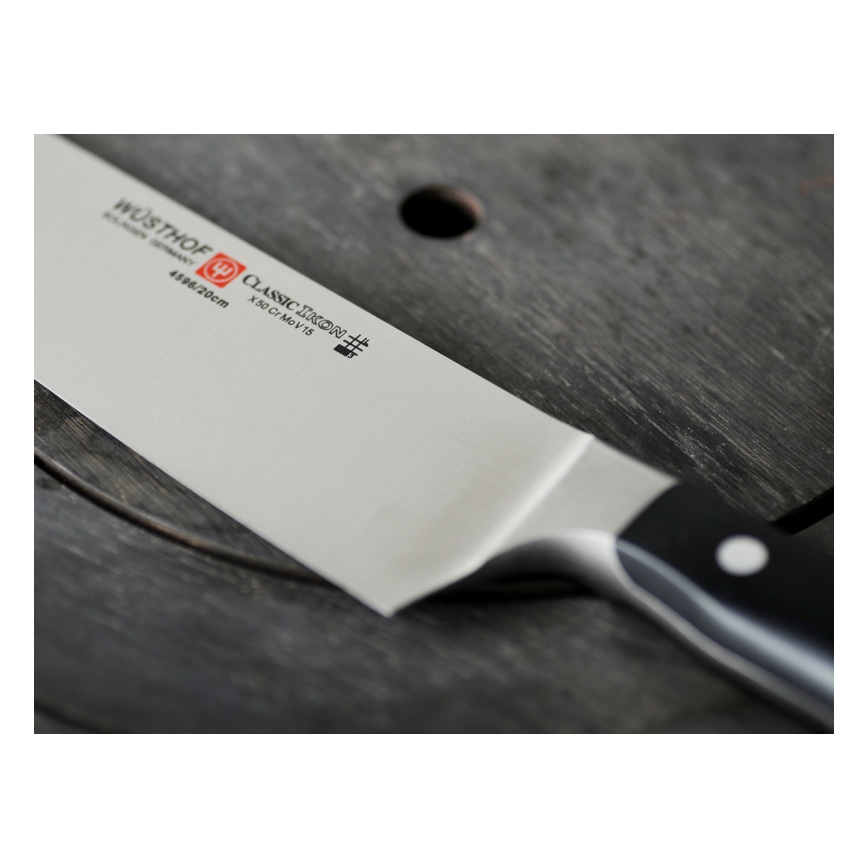 Wüsthof - Küchenmesserset im Messerständer CLASSIC IKON 7 Stk. Esche/schwarz