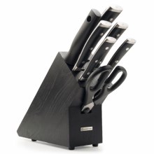 Wüsthof – Küchenmesserset im Messerständer CLASSIC IKON 8 Stück schwarz