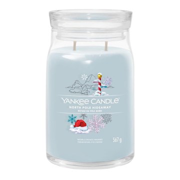 Yankee Candle - Große Duftkerze NORTH POLE HIDEAWAY 567 g 60-90 Std.