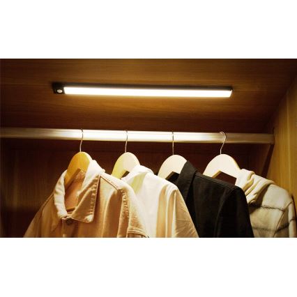 Yeelight - LED dimmbares, wiederaufladbares Möbellicht mit Sensor LED/2,3W/1500 mAh 4000K 40 cm schwarz