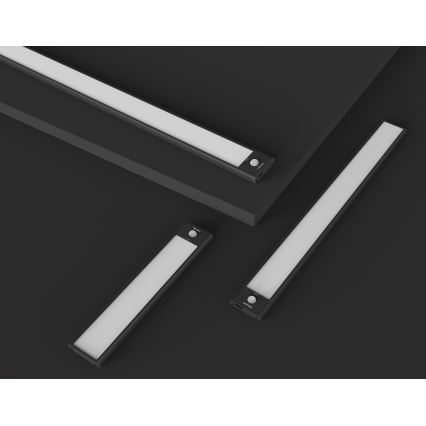 Yeelight - LED dimmbares, wiederaufladbares Möbellicht mit Sensor LED/2,3W/1500 mAh 4000K 40 cm schwarz