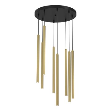 YORU Hängeleuchte an Kabel, 8xG9/8W/230V, Messing