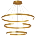 Zambelis 2014 - Dimmbare LED-Hängeleuchte an Schnur LED/120W/230V golden
