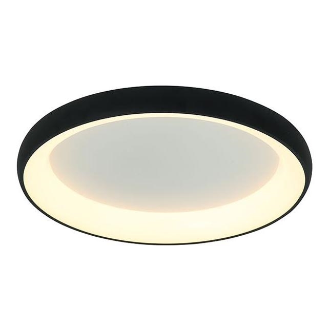 Zambelis 2048 - Dimmbare LED-Deckenleuchte LED/50W/230V d 60 cm schwarz