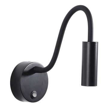 Zambelis 22049 - LED Flexible Lampe LED/3W/230V CRI90 Schwarz