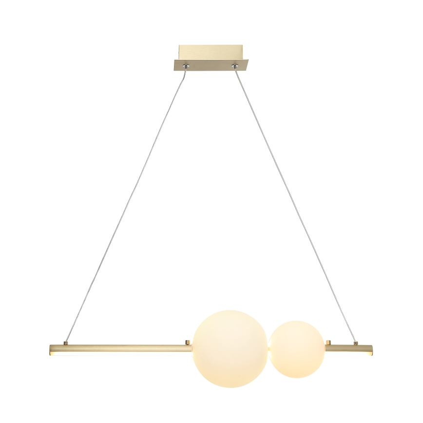 Zambelis 22108 - LED dimmbare Hängeleuchte an Kabel LED/11W/230V gold