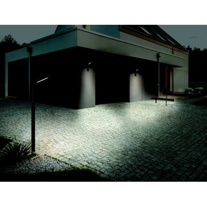 Zambelis E205 - LED-Wandleuchte für den Außenbereich LED/10W/230V IP54 anthrazit