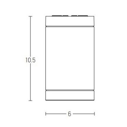 Zambelis E219 - Außenstrahler 1xGU10/7W/230V IP54 schwarz