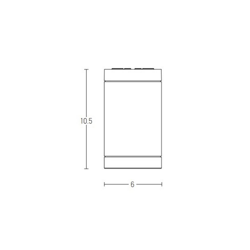 Zambelis E219 - Außenstrahler 1xGU10/7W/230V IP54 schwarz