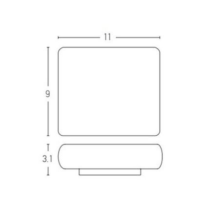 Zambelis E238 - LED-Wandleuchte für den Außenbereich 2xLED/3W/230V IP65 anthrazit