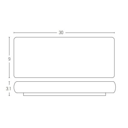 Zambelis E240 - LED-Wandleuchte für den Außenbereich 2xLED/10W/230V IP65 anthrazit