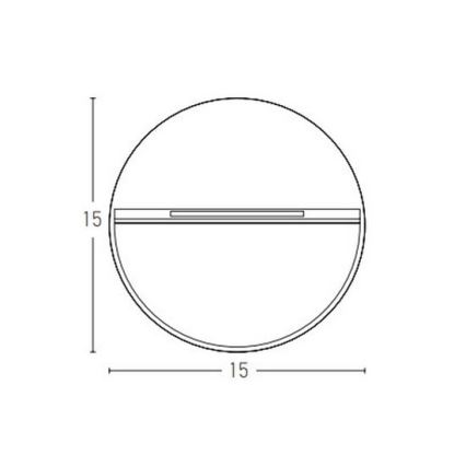 Zambelis E242-G - LED-Outdoor-Treppenbeleuchtung LED/6W/230V IP65 anthrazit