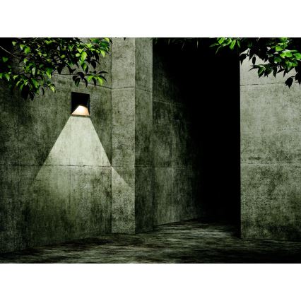 Zambelis E243 - LED-Wandleuchte für den Außenbereich LED/7W/230V IP44 anthrazit