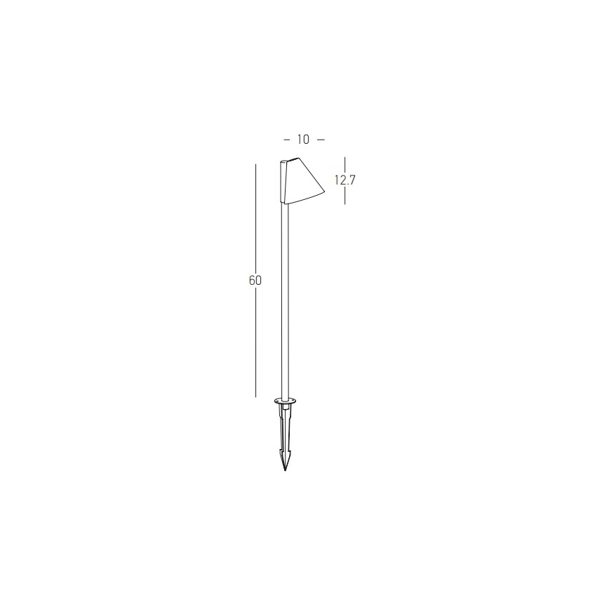 Zambelis E281 - Außenleuchte 1xGU10/20W/230V IP65 anthrazit