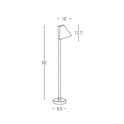 Zambelis E283 - LED-Außenleuchte LED/6W/230V IP65 anthrazit