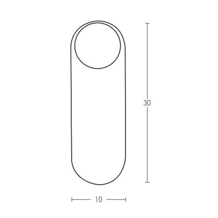 Zambelis H64 - Wandleuchte 1xG9/9W/230V gold