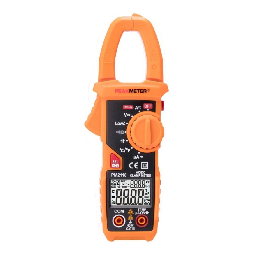 Zangenmultimeter 2xAAA